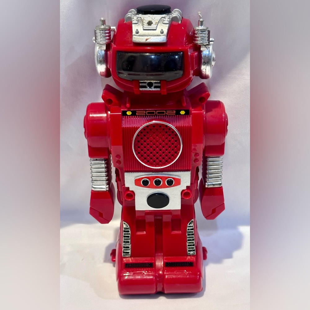 New Bright 2002 Smoking Robot From 1984 Red Vintage